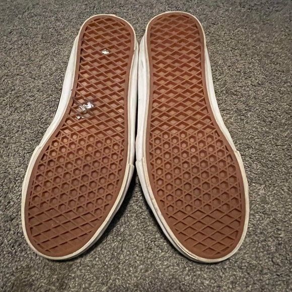 Black and White Vans Sk8 High-Top Sneakers - Picture 9 of 10